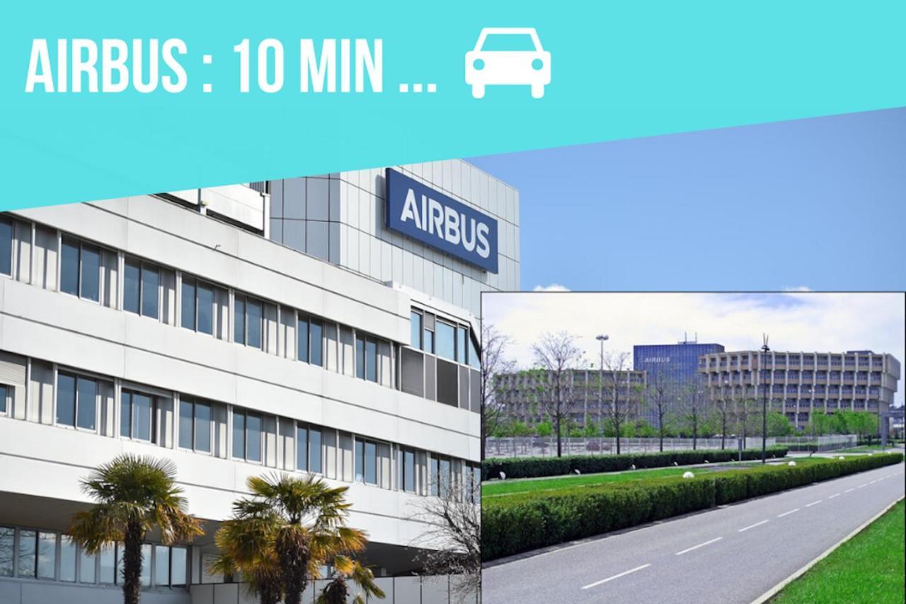 Appartement Cosy Tout Confort - Climatisation, Balcon, Wifi - Proche Airbus, Purpan, Aeroport, Stade Ernest Wallon ตูลูส ภายนอก รูปภาพ